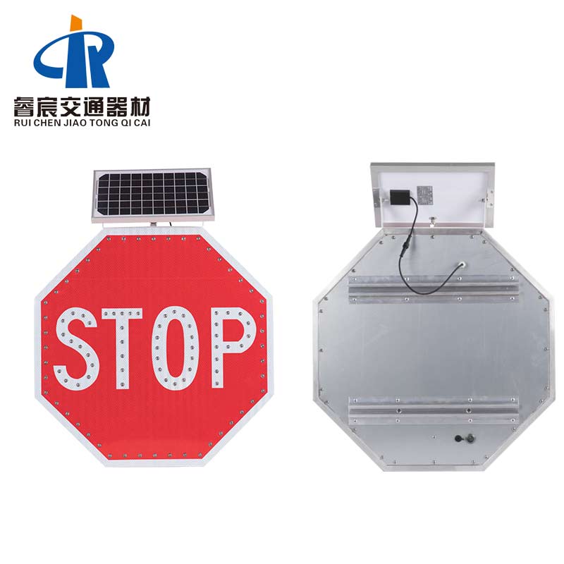 LED Solar Flashing Stop Signs