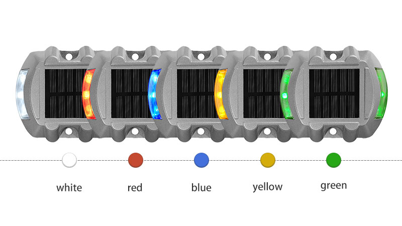 RUICHEN Solar Studs Light for Deck or Deck color